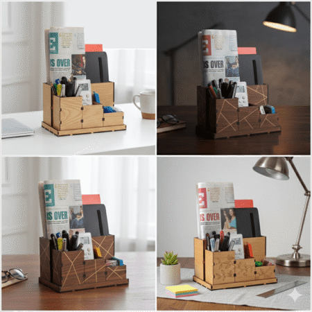 Wooden Stationery Box